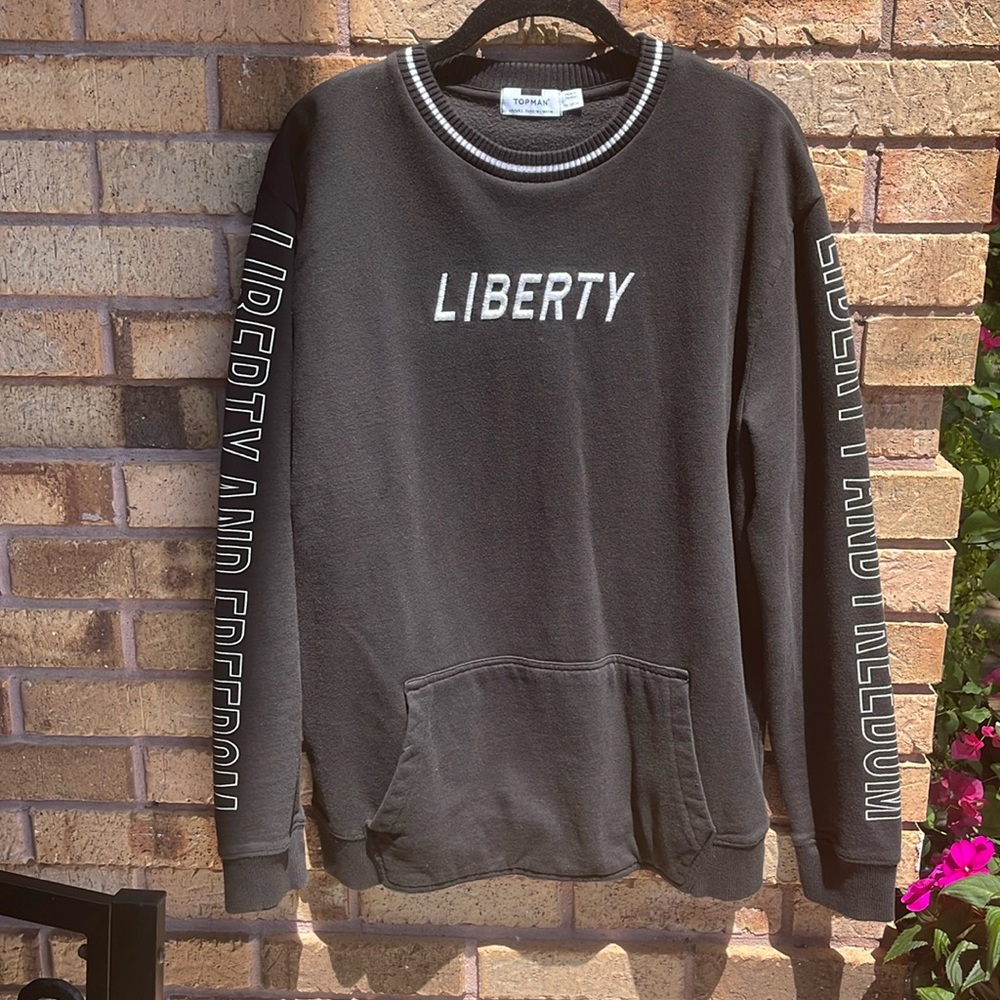 TopMan “Liberty “ Black Sweatshirt